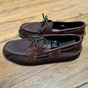 Sperry Men’s Topsider Boat Shoe Buck Brown Size 11